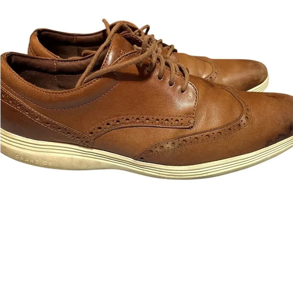 Cole Hann brand mens lace comfort dress shoes  size 12